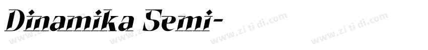 Dinamika Semi字体转换